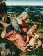 Quentin Matsys Madonna and Child with the Lamb. oil on canvas